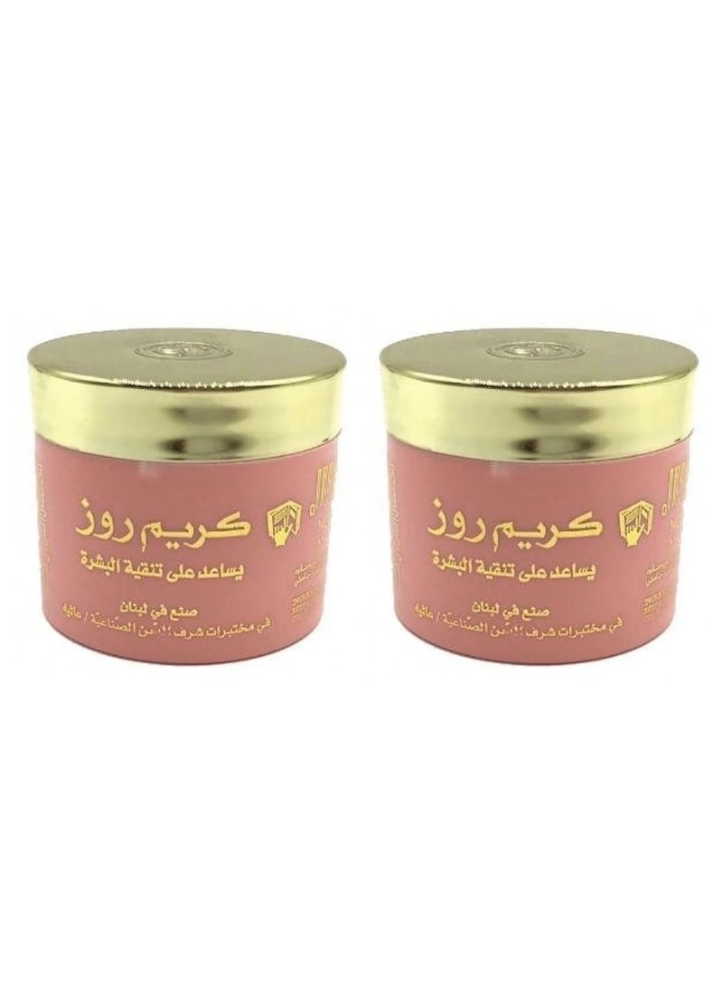 ماركة غير محددة كريم روز لتفتيح وتنقية البشرة  من قطعتين 25 جرام 