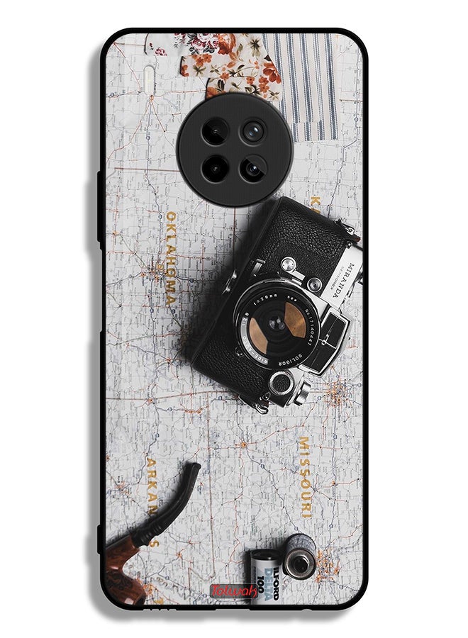 Tolwak غطاء حماية لهاتف هواوي Y9a بتصميم كاميرا عتيقة - Image 2