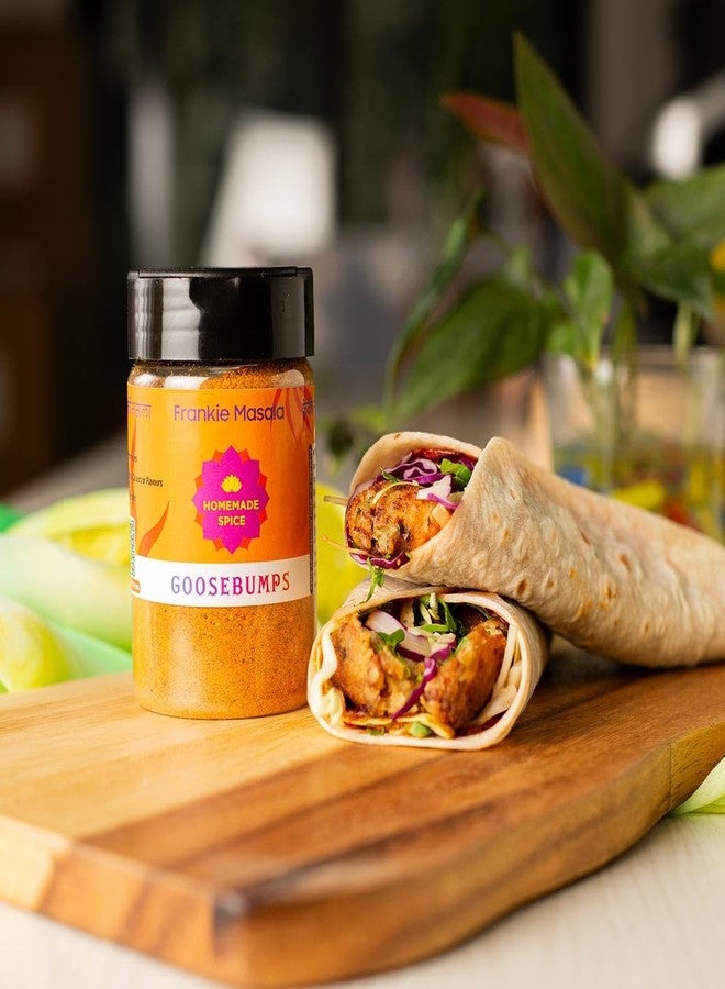 Goosebumps Frankie Masala | Wraps Burger Rolls Seasoning | 100% Natural Ingredients | Vegan Spices | Chat Masala | 90 GMS - Image 4