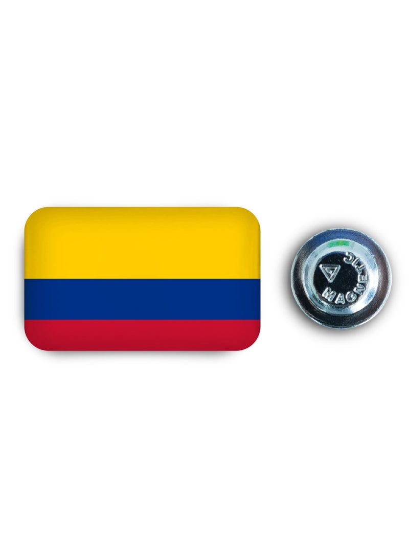 971MEDIA Colombia Flag Magnetic Badge - Image 1