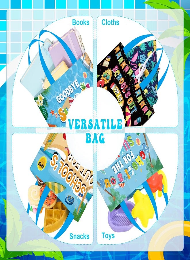Jiytivity 32 Pcs Summer Gift Bags Bulk Summer Candy Treat Goodie Bag Schools out Paper Bag for Beach Pool Birthday Party Favor Supplies - Image 5