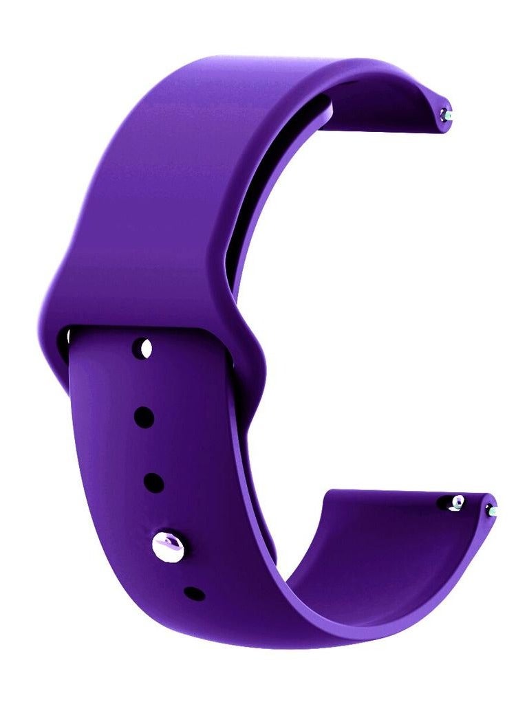 Strap Silicone 20MM For Samsung Galaxy Watch 7/6/5/4 40mm 44mm/Watch 5 Pro 45mm/S2 classic/active 2 40mm 44mm/Amazfi GTS 2/2e/GTS 3/3 Pro/GTS 4/GTS 2 Mini/3 Mini/4 Mini/Bip 3/Bip 3 Pro