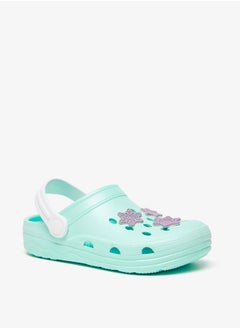 Disney Girls Frozen Applique Detail Clogs  - Image 1
