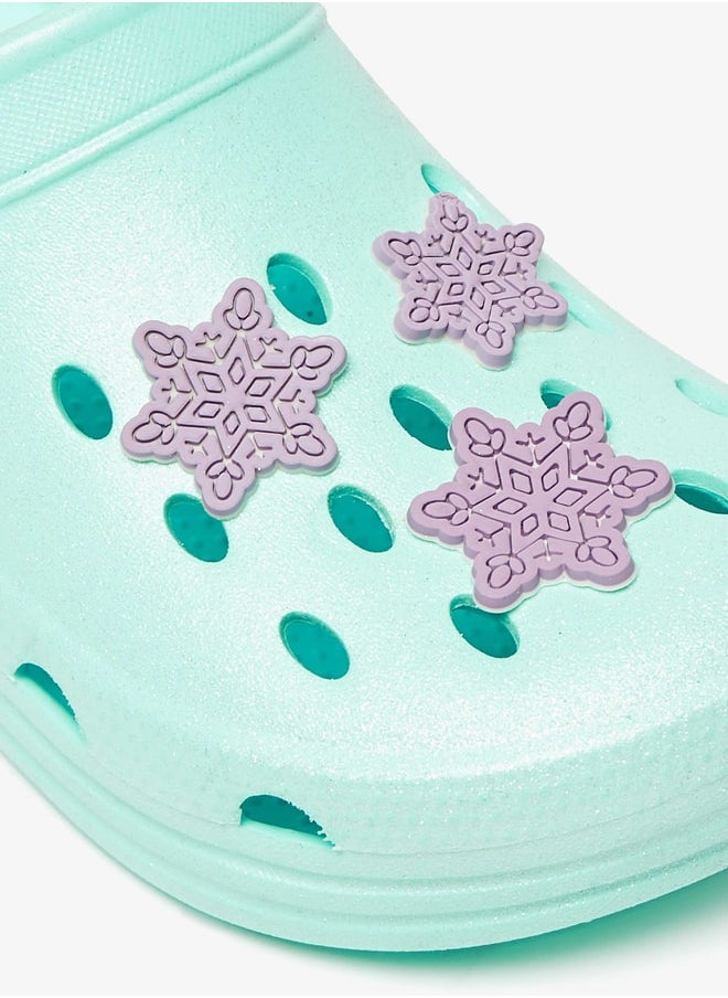 Disney Girls Frozen Applique Detail Clogs  - Image 5