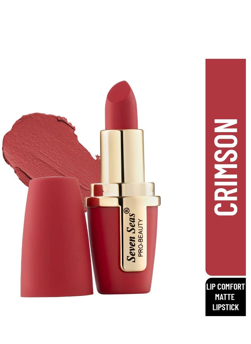 Seven Seas Seven Seas Lip Comfort Velvet Finish Matte Lipstick Long Lasting Smooth Application fsun proTransferproof and Smudge Proof  Highly Pigemented Lipstick for Women  Apple Candy  - Image 2