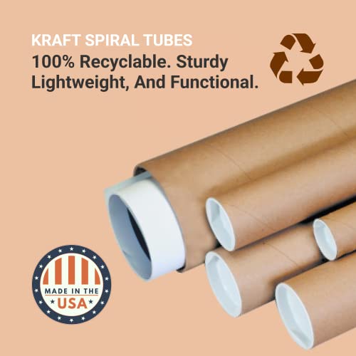 AVIDITI Shipping Tubes 3"W x 20"L, 24-Pack Cardboard Mailing Tube for Packing, Shipping and Mailing 320 - Image 4