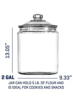 Anchor Hocking 2 Gallon Heritage Hill Jar with Glass Lid - pzsku/ZC8D8D16C37C20314B698Z/45/_/1740730669/1e2202db-413d-48af-865e-7d8c308db740