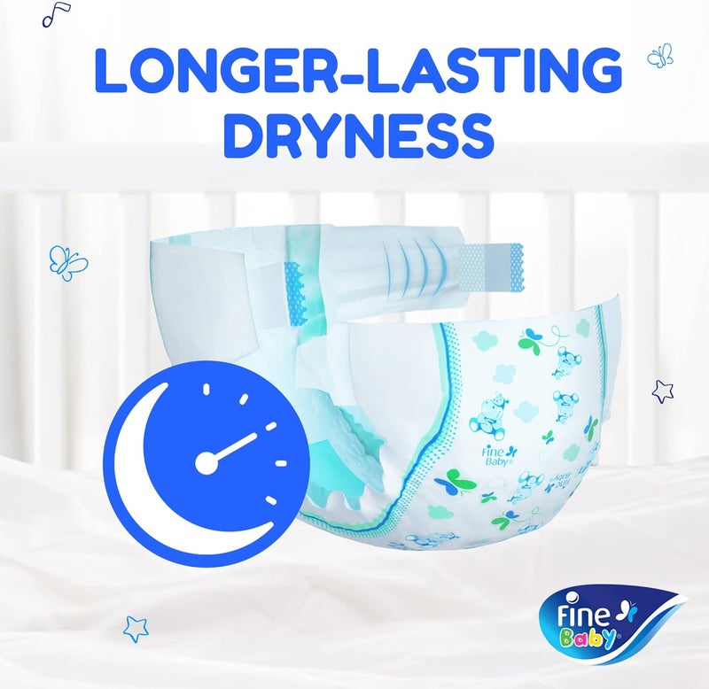 Fine Baby Diapers Size 3, Medium, 156 Count - Image 3