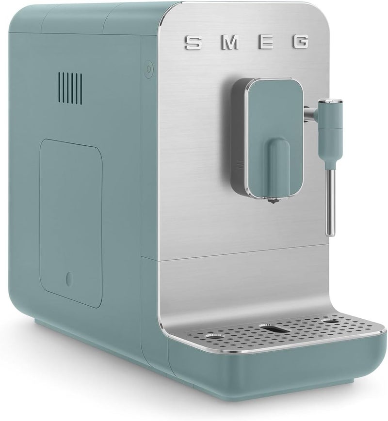 Smeg 50’s Retro Style Bean To Cup Coffee Machine with Milk Frother - Emerald Green 1.4 L 1350 W BCC12EGMUK Emerlad green - Image 2