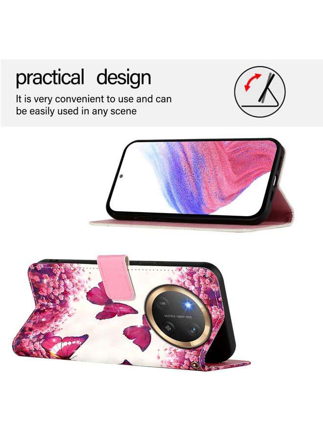 S-TOP Case For Honor X9c 5G 3D Painting Horizontal Flip Leather Phone Case - Image 3