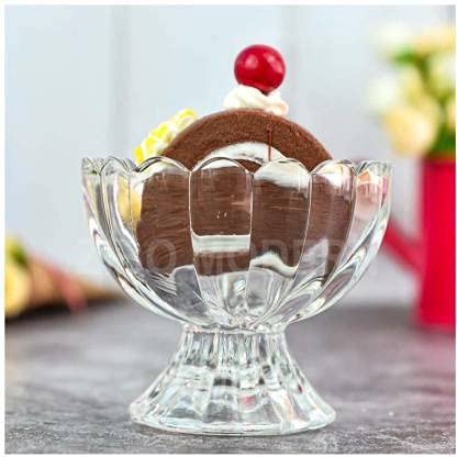 SEASPIRIT Ice Cream Fancy Dessert Serving Dishes Footed Fruit Salad Pudding Bowl Set 12 - Image 4