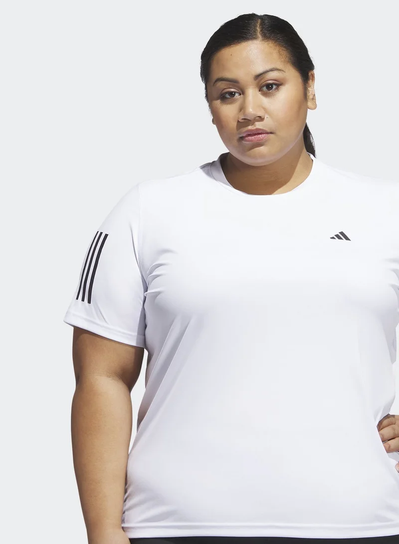 Adidas Own The Run T-Shirt (Plus Size)