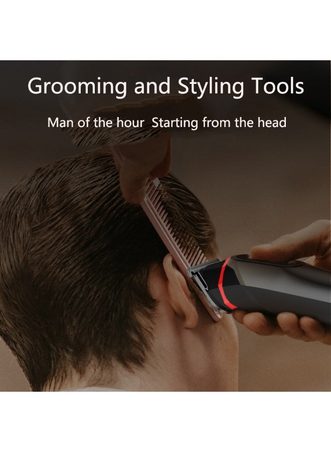 Mulliner PG200D 4-in-1 Grooming Kit | Trimmer, Clipper, Nose & Ear Trimmer, Micro Shaver | 600mAh Lithium Battery - Image 4