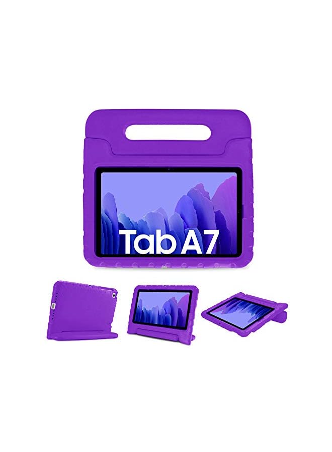 Procases Kids Case for Samsung Galaxy Tab A7 10.4" 2022 2020 (SM-T503/T500/T505/T507), Shock Proof Convertible Handle Stand Cover Light Weight Kids Friendly Super Protective Case -Purple - Image 2