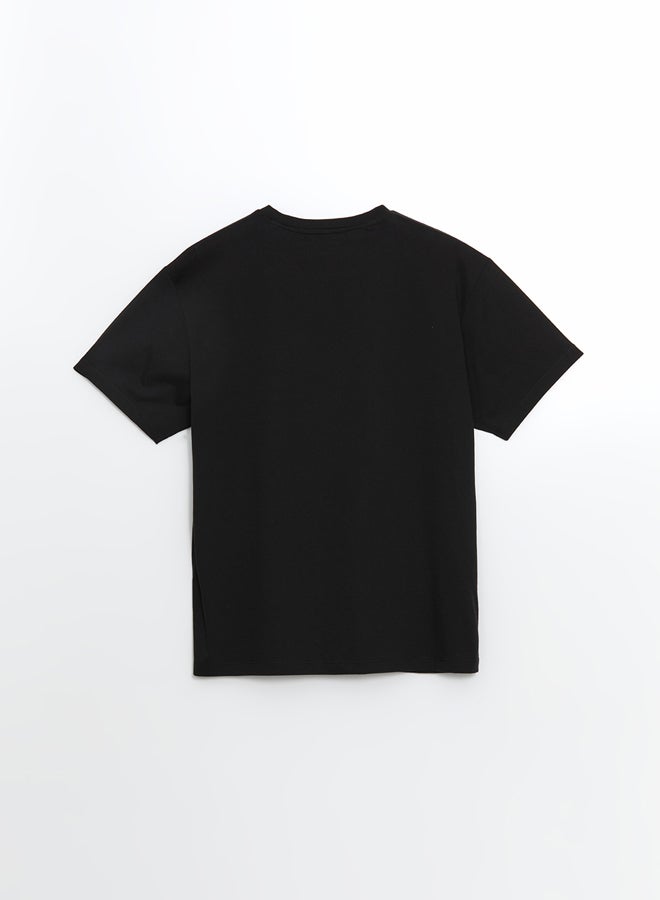 LC WAIKIKI Crew Neck Printed Jersey Women's T-Shirt - Image 2