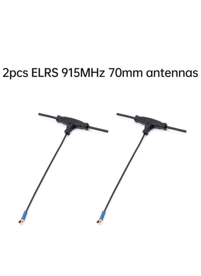 Iflight Commando 8 Remote Control Rocker T-Type Receiver Antenna Black Sheep High Frequency Head Adapter-Color:Small Receiving Antenna (915mhz 70mm (2 Pieces))