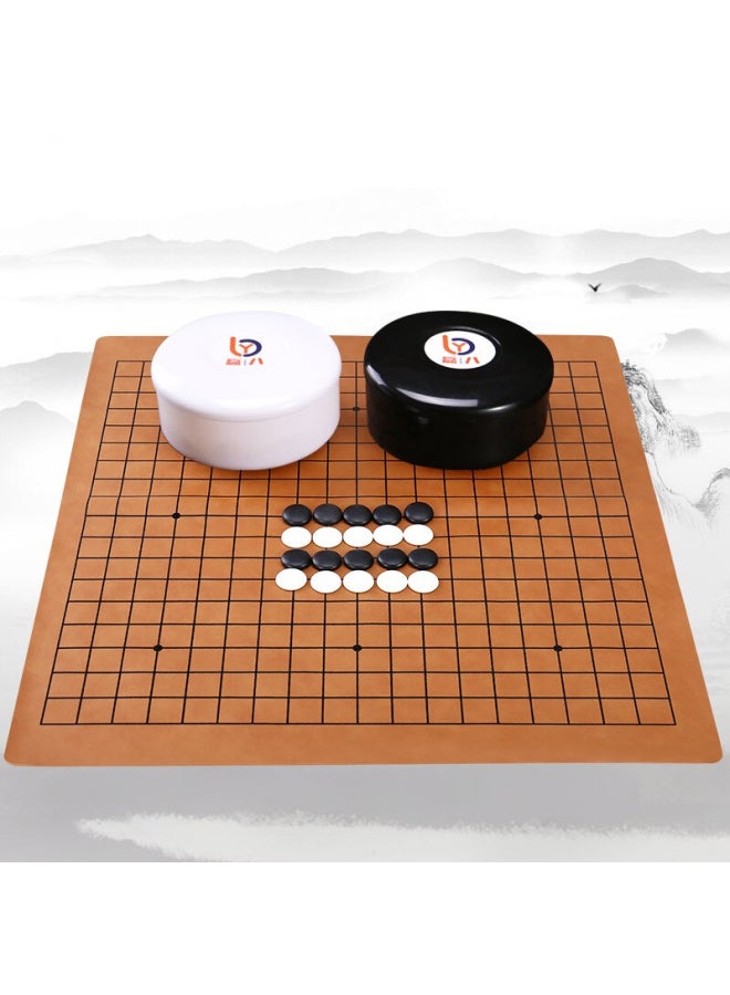 Win eight Winning Eight Go And Five-in Set With Leather Board, Go Pieces, For Adults And Children, Beginners' Entry-level Game Set - Image 5