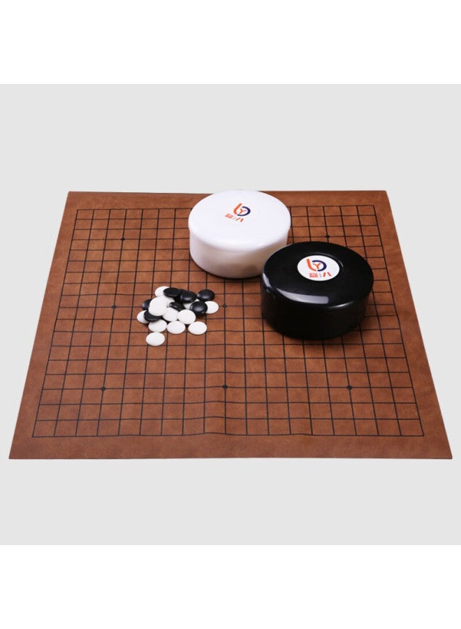Win eight Winning Eight Go And Five-in Set With Leather Board, Go Pieces, For Adults And Children, Beginners' Entry-level Game Set - Image 2