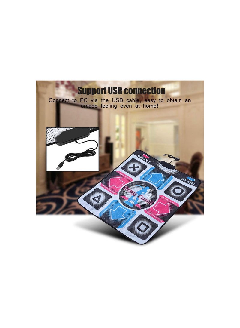 GGOOT USB Dance Mat , Non-Slip Durable Dance Game Mats Wear-resistant Dancing Step Dance Mat Pad Dancer Blanket for PC,Music Mat Floor Electronic Musical Playmat Toys Gifts - Image 4