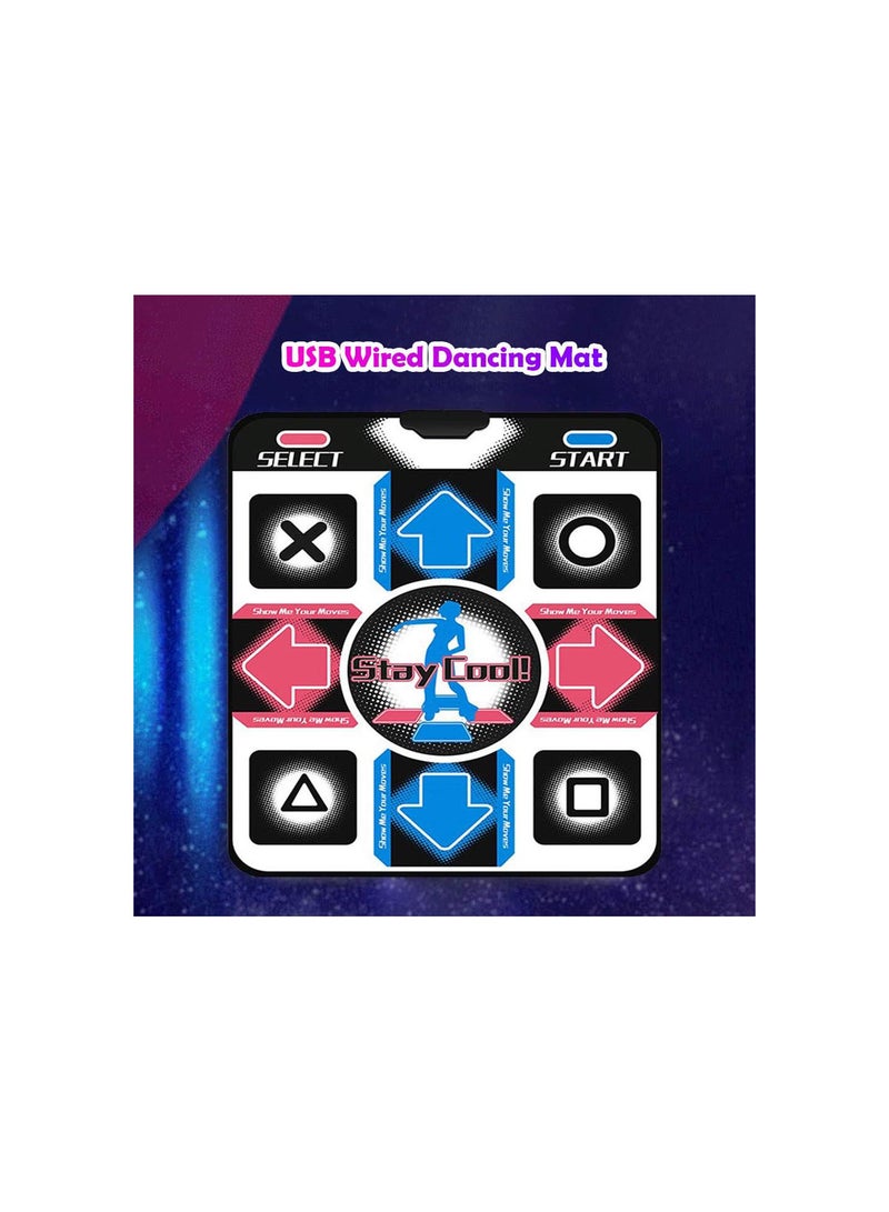 GGOOT USB Dance Mat , Non-Slip Durable Dance Game Mats Wear-resistant Dancing Step Dance Mat Pad Dancer Blanket for PC,Music Mat Floor Electronic Musical Playmat Toys Gifts - Image 5