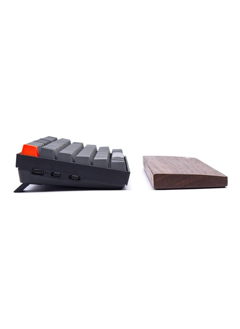 Keychron - Wooden Palm Rest for Keychron K2/K6 Bluetooth Mechanical Keyboard - Image 1