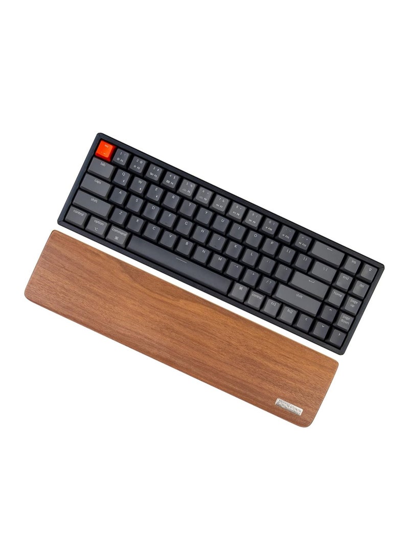 Keychron - Wooden Palm Rest for Keychron K2/K6 Bluetooth Mechanical Keyboard - Image 1