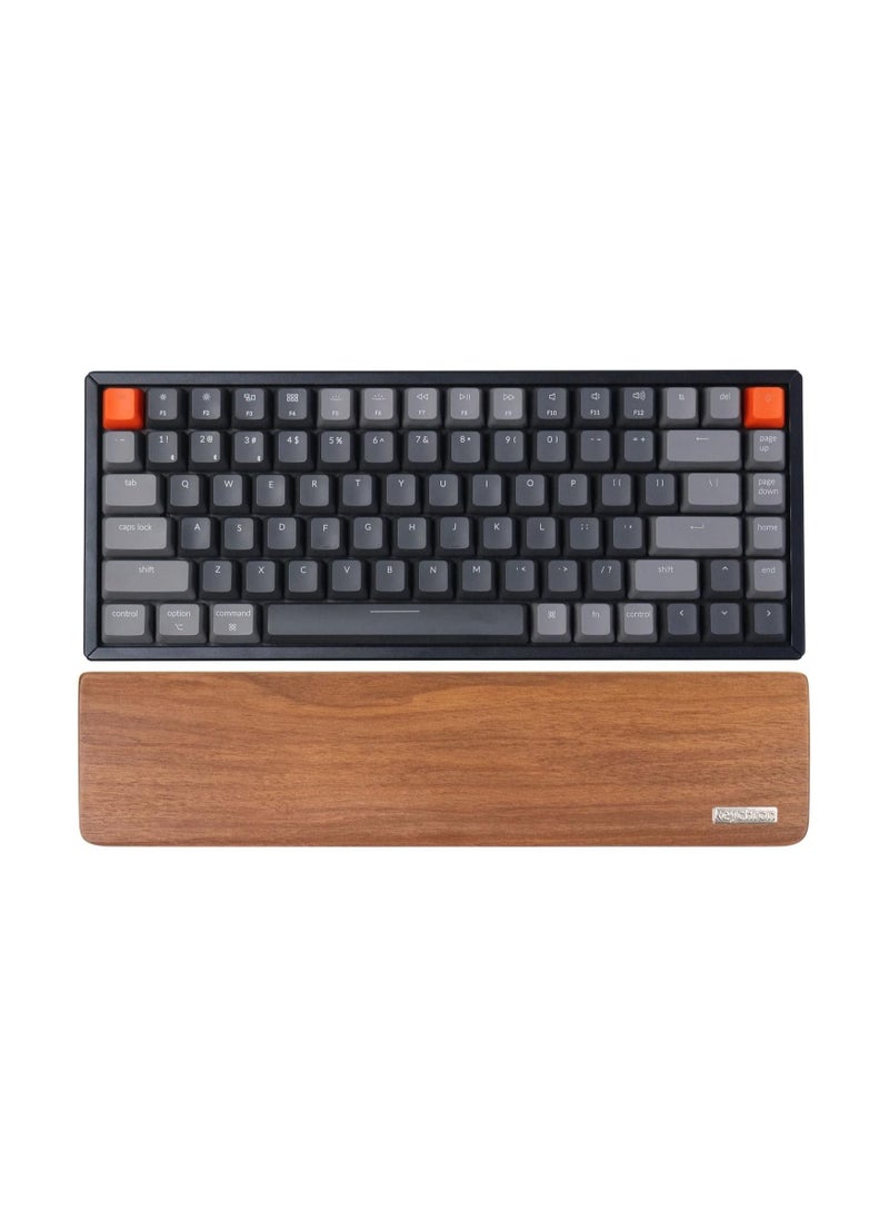 Keychron - Wooden Palm Rest for Keychron K2/K6 Bluetooth Mechanical Keyboard - Image 1
