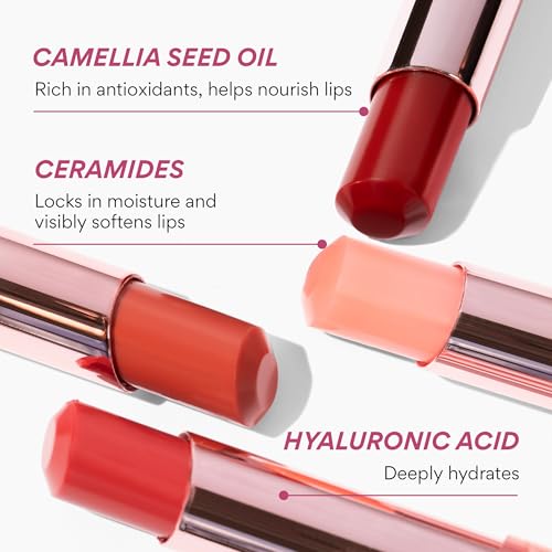 innisfree Dewy Tint Lip Balm with Hyaluronic Acid & Ceramides, Korean Hydrating Tinted Balm, Baby Pink Shade - Image 3