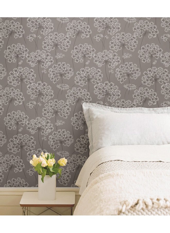 NuWallpaper Nu1693 Angelica Peel & Stick Wallpaper Grey  - Image 2