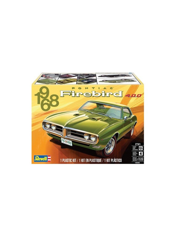 Revell 14545 '68 Pontiac Firebird 2'N1 1:25 Scale 122-Piece Skill Level 4 Model Building Kit - Image 1