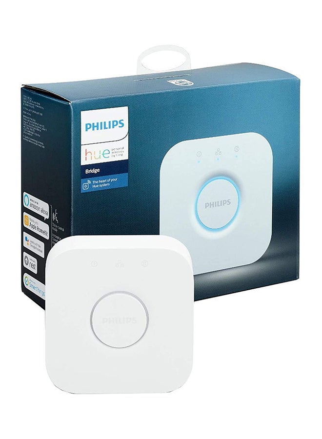 Philips Hue Bridge 3W 5V 2.4GHZ, 88mm x 88mm x 26mm White - Image 1