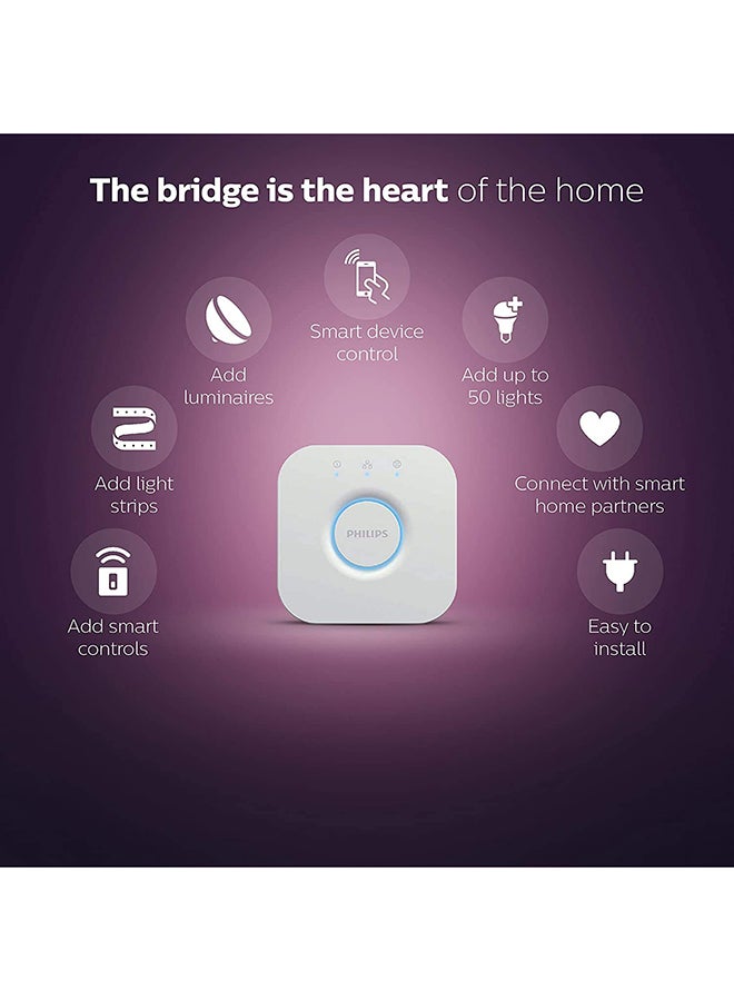 Philips Hue Bridge 3W 5V 2.4GHZ, 88mm x 88mm x 26mm White - Image 5
