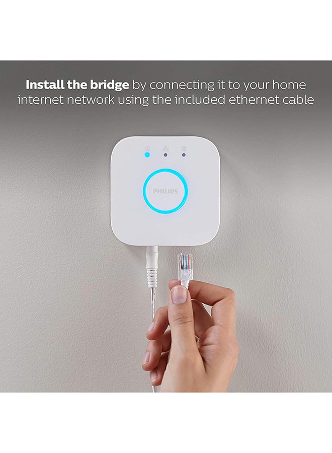 Philips Hue Bridge 3W 5V 2.4GHZ, 88mm x 88mm x 26mm White - Image 4