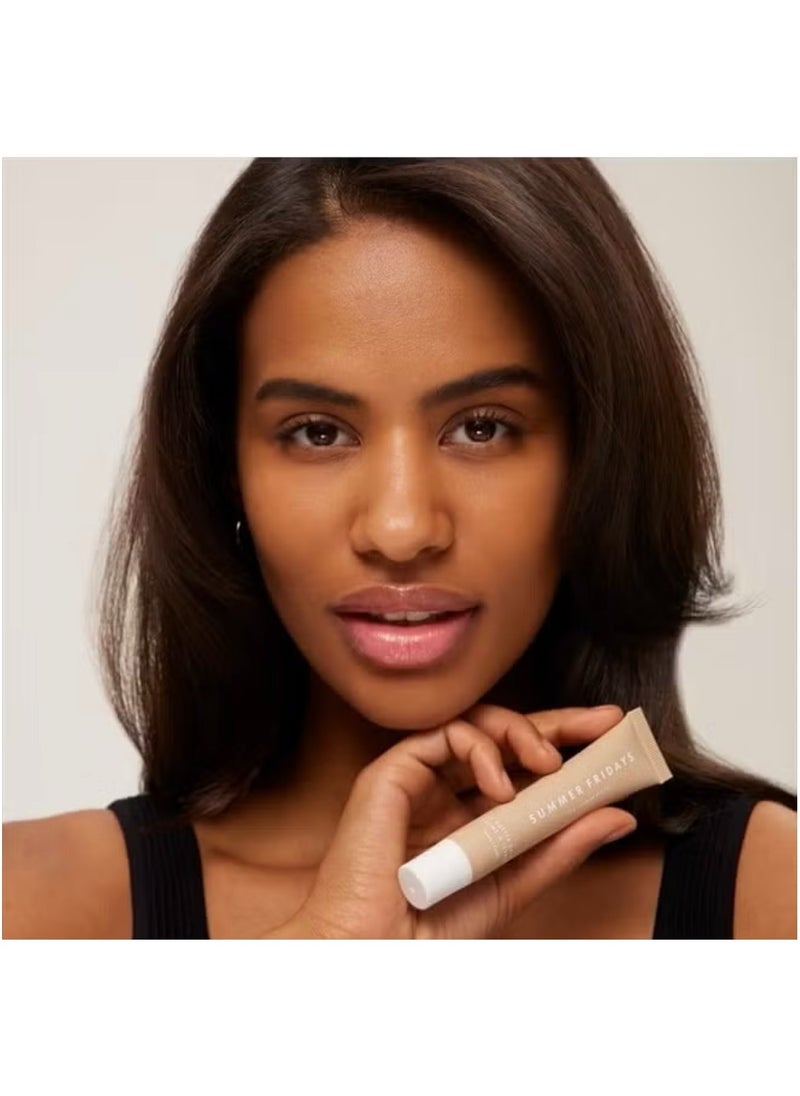 SUMMER FRIDAYS Summer Fridays Lip Butter Balm - Conditioning Lip Mask and Lip Balm for Instant Moisture, Shine and Hydration - Sheer-Tinted, Soothing Lip Care - Vanilla (.5 Oz)  - Image 4