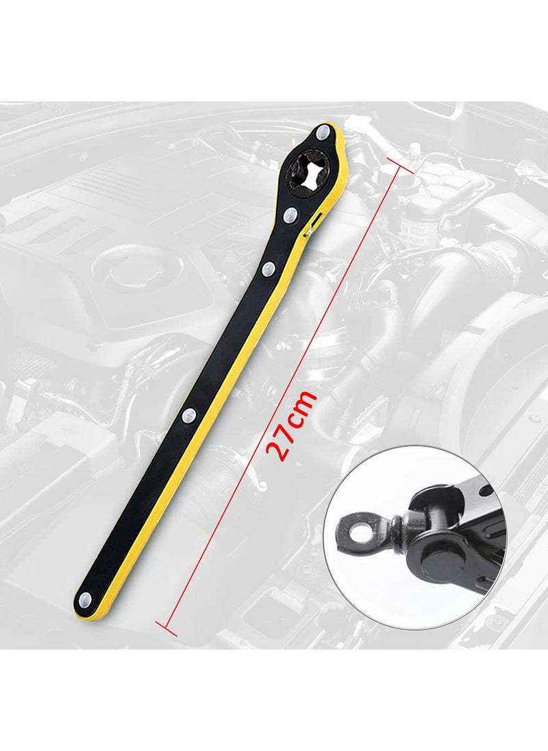 LUTIFIX LUTIFIX 360 Car Jack Ratchet Wrench Universal Automotive LaborSaving Wrench Scissor Jack Lift Speed Handle Tool Jack Lug Handle ToolTire Wheel Wrench Insulation Protection  - Image 5