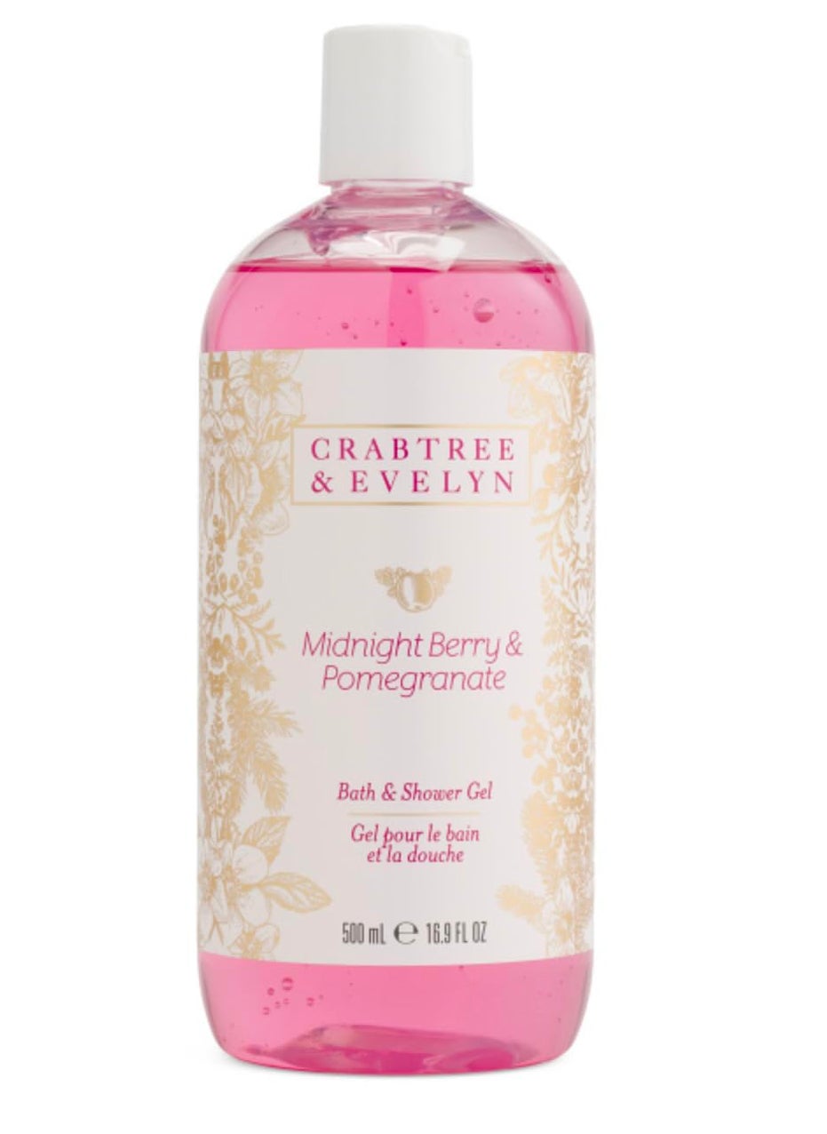 Crabtree & Evelyn Crabtree  Evelyn Midnight Berry  Pomegranate Body Wash Shower Gel 169 fl oz 