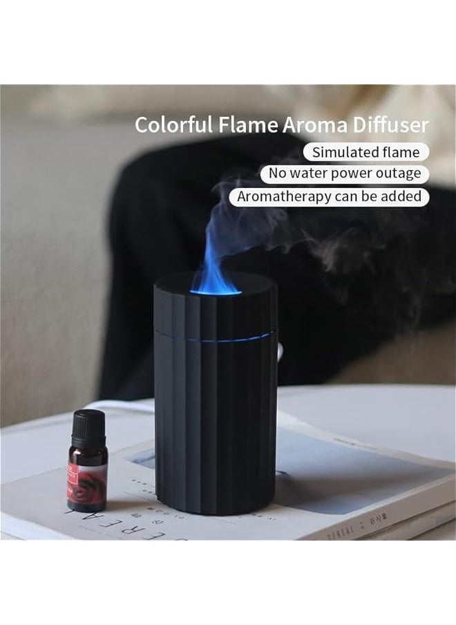MIXDE - Portable Car Essential Oil Diffuser with 3 Modes, 7 Colorful Lights, USB Powered - 100ml Mini Aromatherapy Humidifier for Office, Bedroom. - Image 1