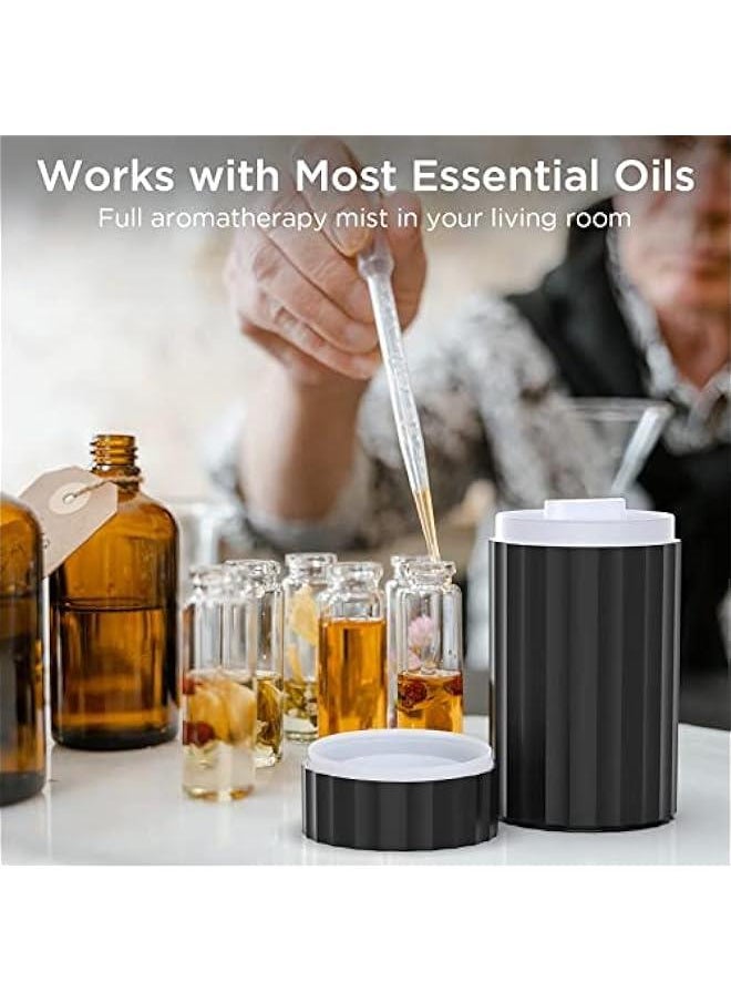 MIXDE - Portable Car Essential Oil Diffuser with 3 Modes, 7 Colorful Lights, USB Powered - 100ml Mini Aromatherapy Humidifier for Office, Bedroom. - Image 1