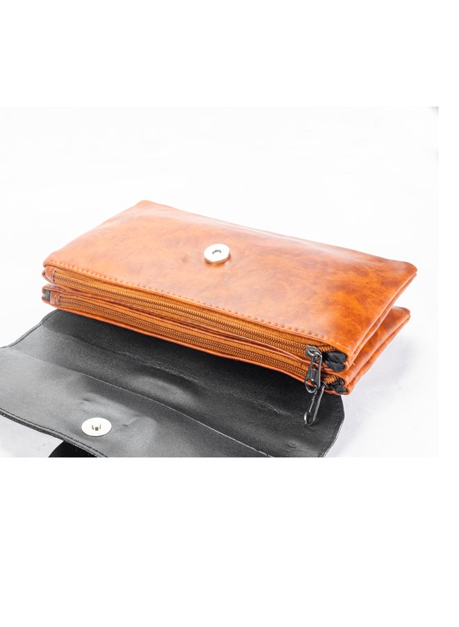 The Black Pearl Accessories Havan Leather Shoulder & Cross  Body Bag - Image 4