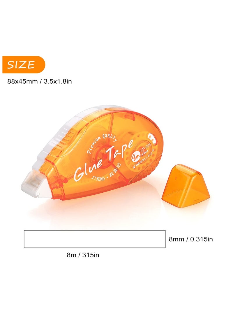 فوميمو بكرة شريط لاصق مزدوجة الجوانب، شريط لاصق لسجل القصاصات، موزع شريط لاصق للمشاريع الحرفية والفنية، شريط صور لسجل القصاصات من 3 قطع - Image 2