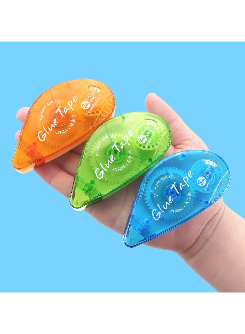 فوميمو بكرة شريط لاصق مزدوجة الجوانب، شريط لاصق لسجل القصاصات، موزع شريط لاصق للمشاريع الحرفية والفنية، شريط صور لسجل القصاصات من 3 قطع - Image 4