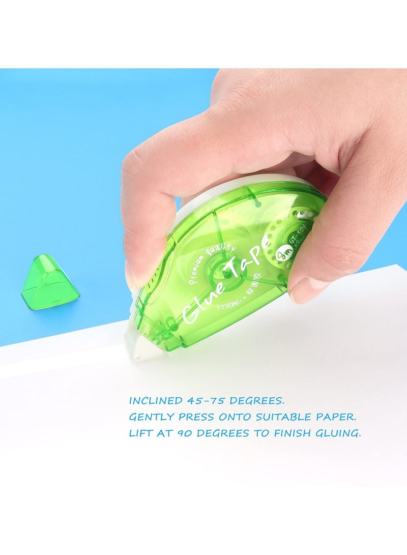 فوميمو بكرة شريط لاصق مزدوجة الجوانب، شريط لاصق لسجل القصاصات، موزع شريط لاصق للمشاريع الحرفية والفنية، شريط صور لسجل القصاصات من 3 قطع - Image 5