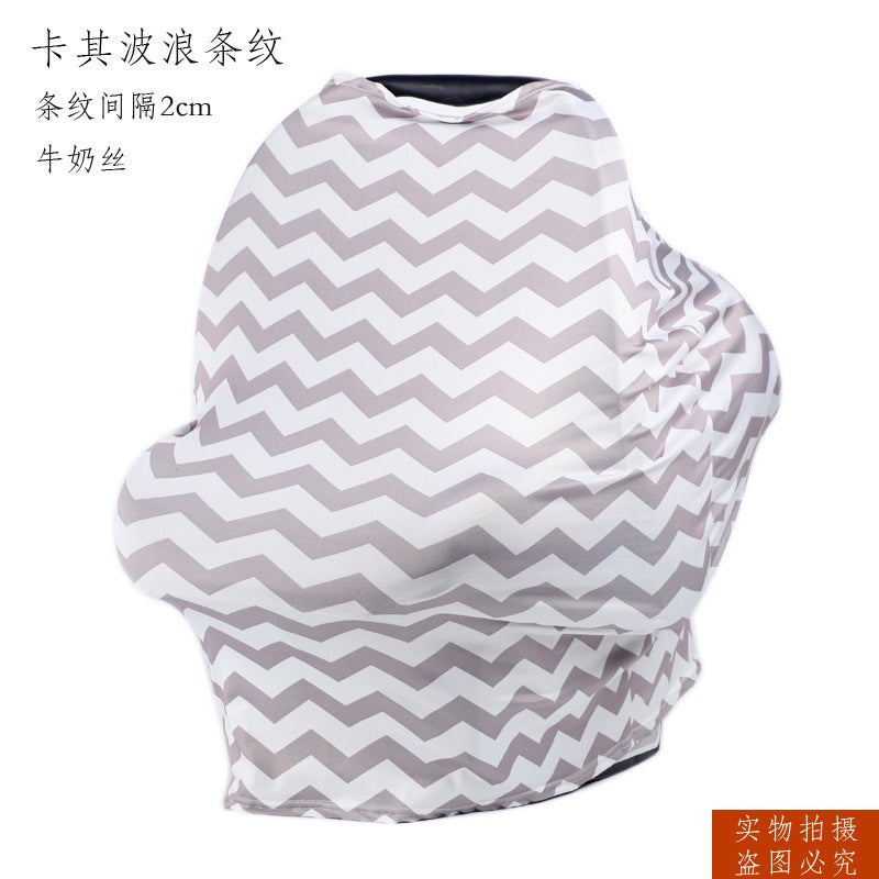 Wavy Milk Silk Milk Towel Nursing Towel Nursing Towel Nursing Cover - Image 5