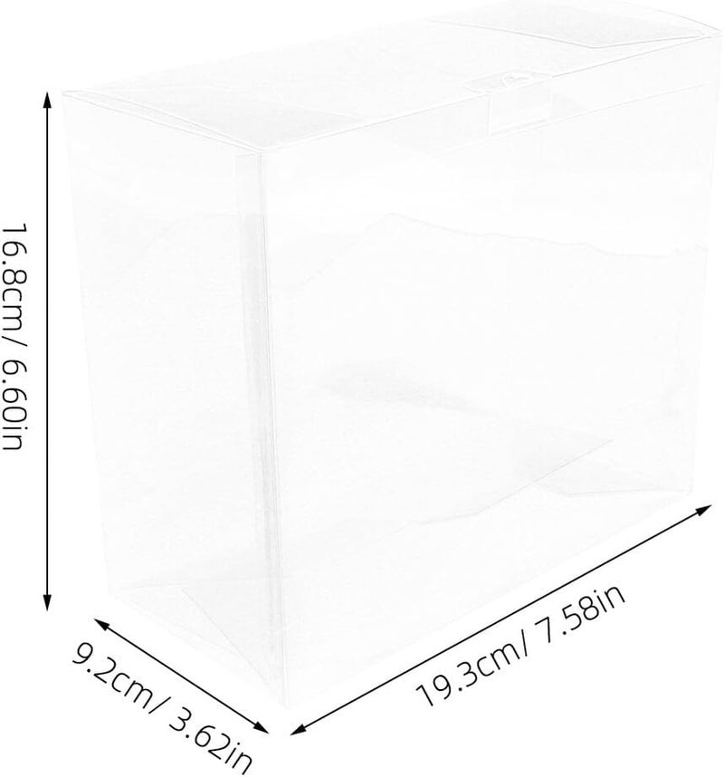TOMETURE 6pcs Plastic Candy Packaging Boxes with Lids, Small Square Treat Storage Containers 193x92x168mm for Party Favors, Wedding, Christmas, and Event Use - Image 2