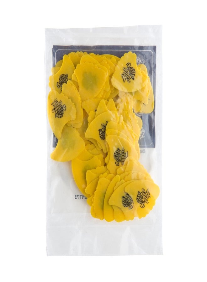 DUNLOP Jim Dunlop Tortex Fins .73mm Yellow Guitar Picks - 72 Pack - Image 5