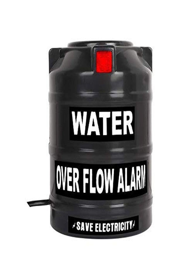 Tool Point Water Tank Overflow Alarm UW-06 Siren with Voice Sound, Wired Sensor Security System Water Alarm Bell, Black - Image 1