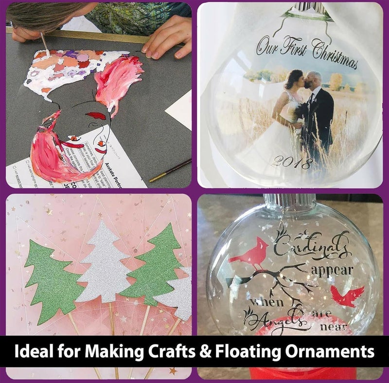 هادي فيلم شفافية نفث الحبر، ٢٥ ورقة، مقاس A4، شفاف ١٠٠٪، أوراق أسيتات للحرف اليدوية، عروض أجهزة العرض العلوية، تتبع الأفلام، التصميم الجرافيكي، الطباعة على الشاشة، سريع الجفاف، فيلم طباعة - Image 5