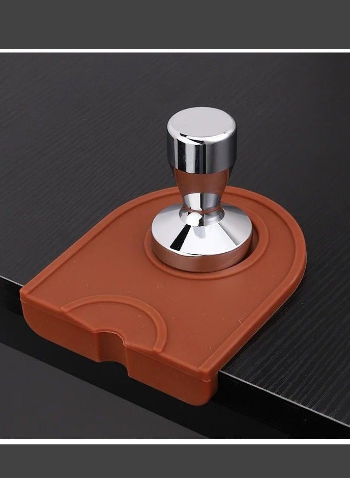 ESPRESSO-0039 Espresso Coffee Tamper Mat - Brown - Image 2