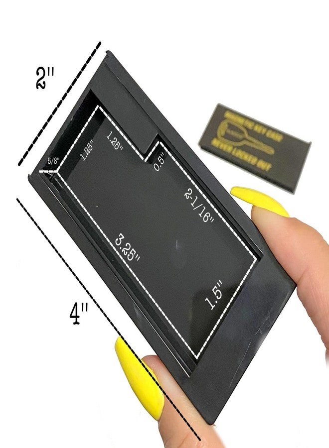 ALAZCO 4 JUMBO Hide A Key Holder Magnetic Under Car Spare Keys House Shed RV Boat Truck Office Storage Valuables Tracking Large ABS Case Premium Magnet - Image 3