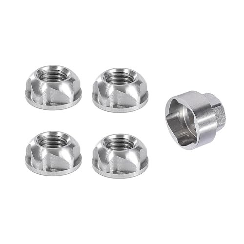 VOSANTU M8 304 Stainless Steel AntiTheft Locking Nuts P125 Security Hardware Kit for Mountain Bike Awning Car Accessories for Styling Light Bar Safety4 Lock 1 Key - Image 1